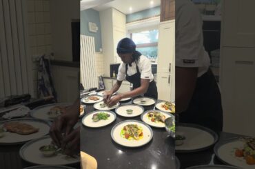 Private chef table for 10 👩🏾‍🍳 behind the scenes #food #privatechef