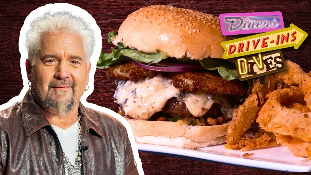 Guy DEVOURS an Unreal South Carolina Burger! 🔥🍔 | Diners, Drive-Ins and Dives | Food Network Guy DEVOURS an Unreal South Carolina Burger! 🔥🍔 | Diners, Drive-Ins and Dives | Food Network