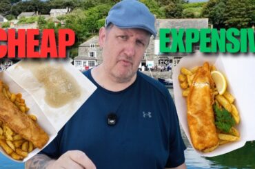 I Review Rick Stein's Expensive Fish and Chips vs Cheap Fish and Chips