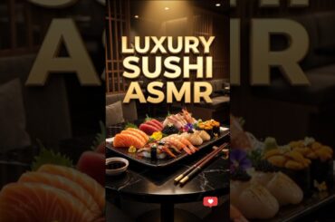 Luxury Premium Sushi Platter ASMR 🍣 | Authentic Japanese Fine Dining Experience📌#ASMR #Sushi #shorts