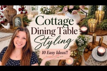 🌱Beyond the Centerpiece: 10 Dining Table Styling Ideas For Summer & Everyday
