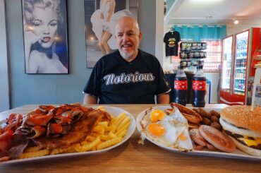 Notorious B.O.B. Takes On Europe's Biggest Rest Stop Food Challenge