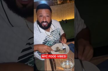 DJ Khaled Dining at a New York Restaurant 😋🗽 #djkhaled #shorts