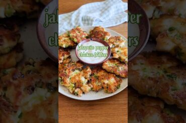 Jalapeño Popper Chicken Fritters