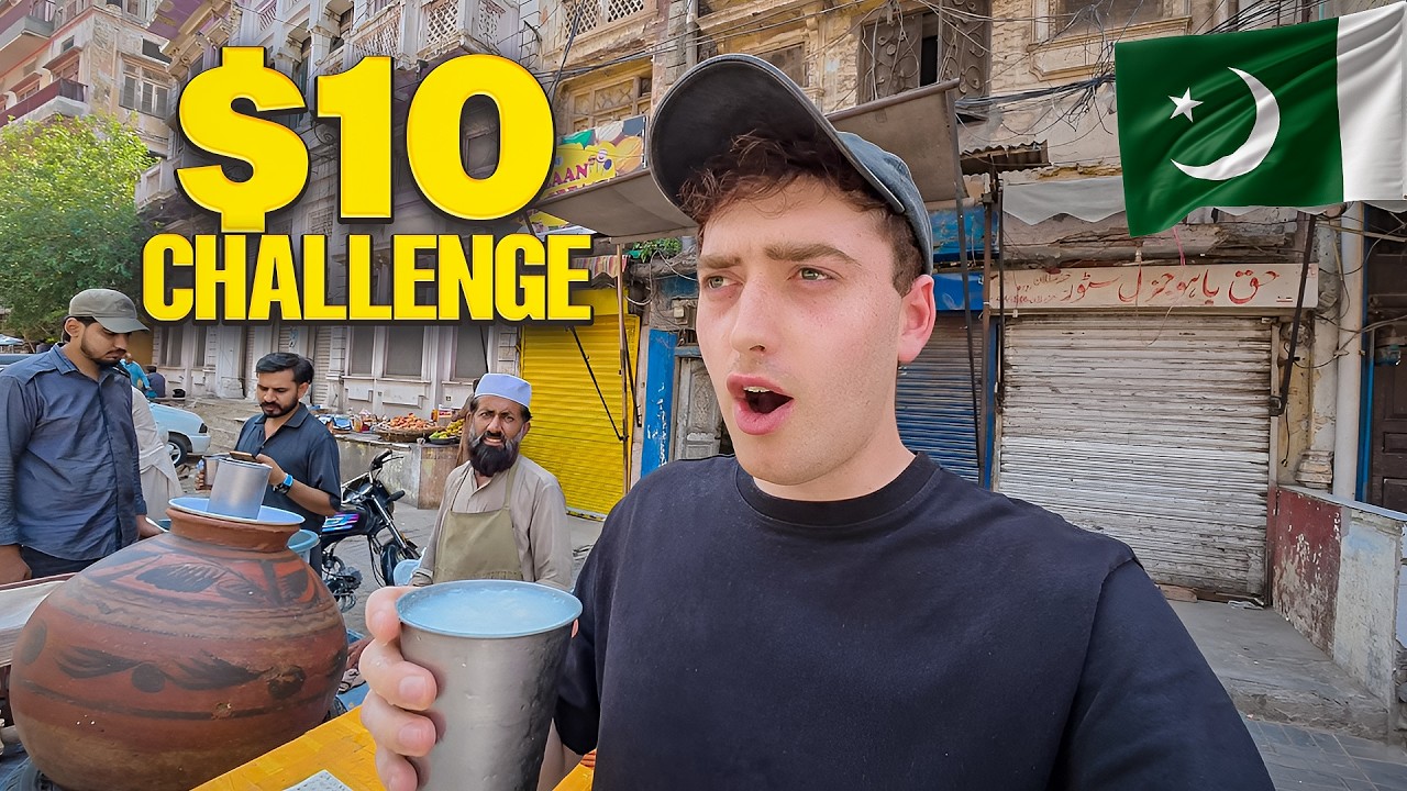 $10 STREET FOOD CHALLENGE IN PAKISTAN (Impossible?) π΅π° $10 STREET FOOD CHALLENGE IN PAKISTAN (Impossible?) π΅π°