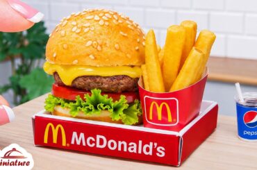 🍔 So Juicy Mini McDonald's Big Mac Recipe | ASMR Cooking Mini Food