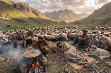 Surviving Shepherd Life in Afghanistan's Most Dangerous Mountains | Cooking & Sleeping With the Herd