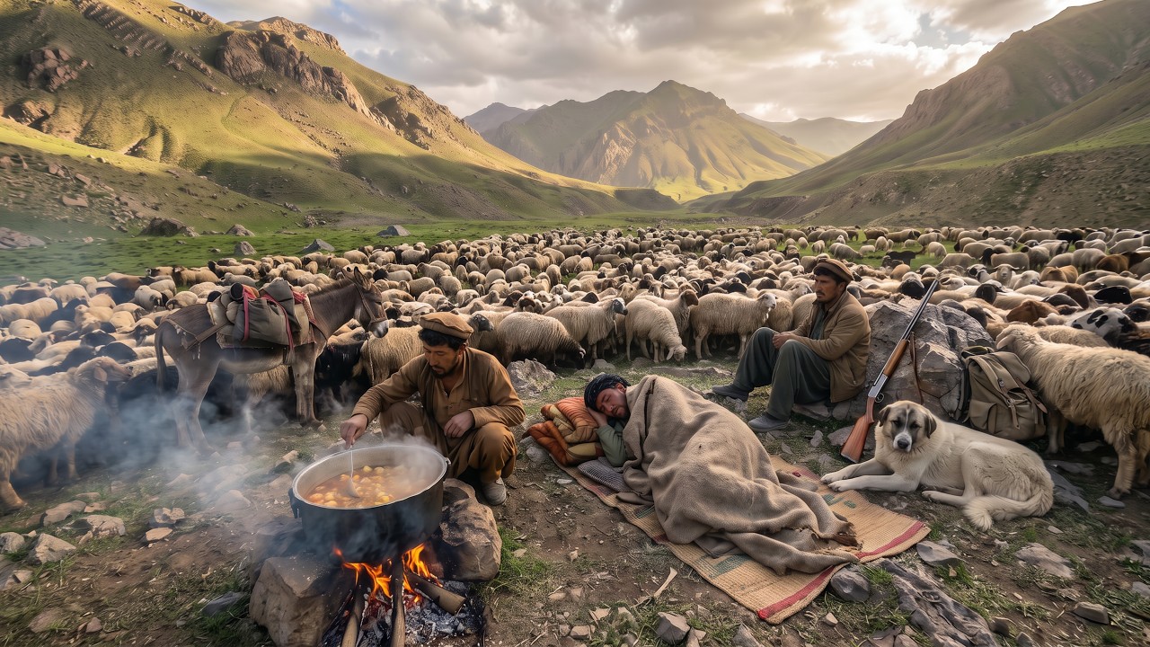 Surviving Shepherd Life in Afghanistan’s Most Dangerous Mountains | Cooking & Sleeping With the Herd Surviving Shepherd Life in Afghanistan's Most Dangerous Mountains | Cooking & Sleeping With the Herd
