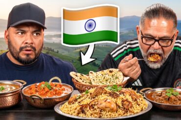 SPICY Indian Food Challenge | Mexican Dads Try