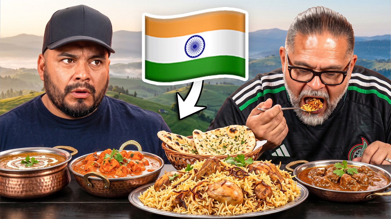 SPICY Indian Food Challenge | Mexican Dads Try SPICY Indian Food Challenge | Mexican Dads Try