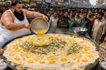 SUPER FAST BOY SELLING ANDA TIKKI ON THE ROADSIDE | PAKISTANI STREET FOOD