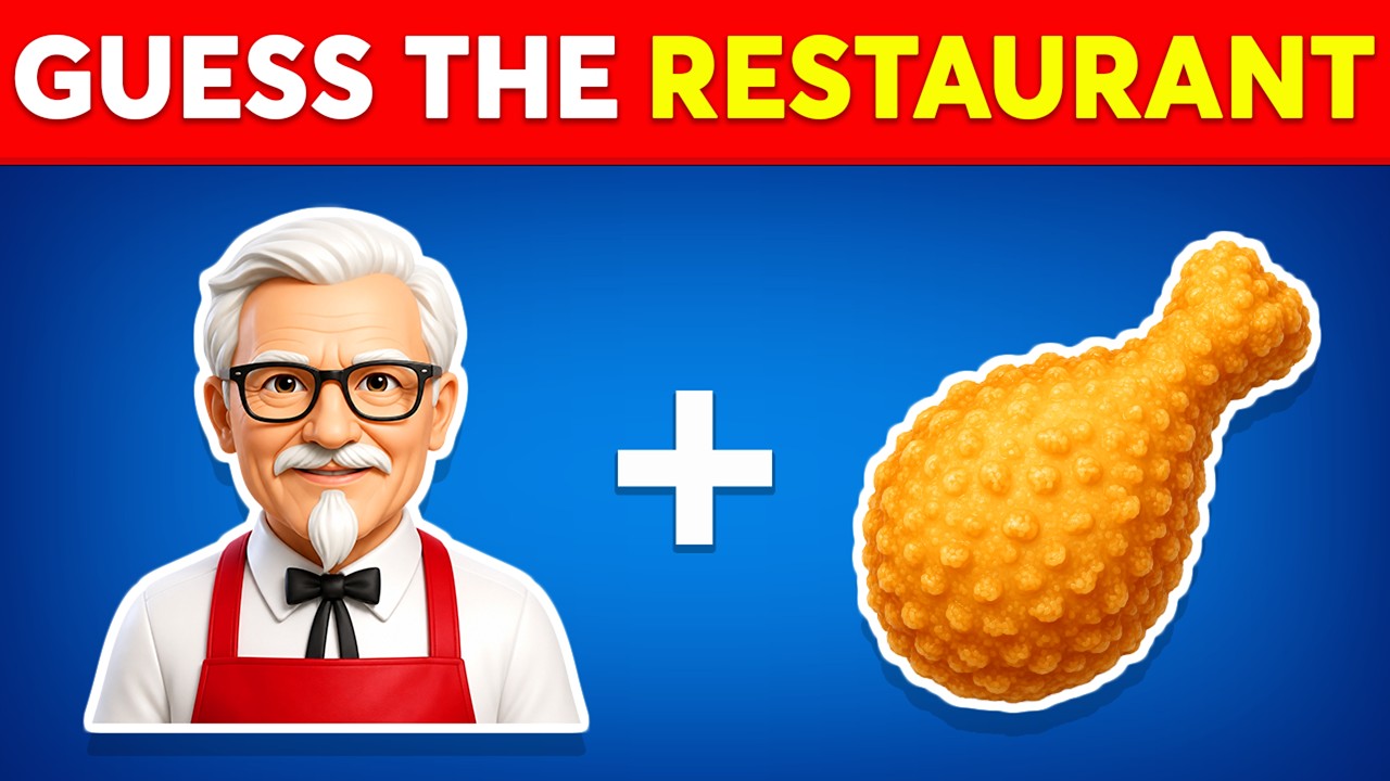 Guess the Fast Food Restaurant by Emoji Quiz Challenge ๐ค๐๐ Guess the Fast Food Restaurant by Emoji Quiz Challenge ๐ค๐๐