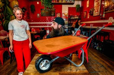 THAT VIRAL WHEELBARROW OF TIRAMISU CHALLENGE THAT HAS NEVER BEEN BEATEN! | BeardMeatsFood