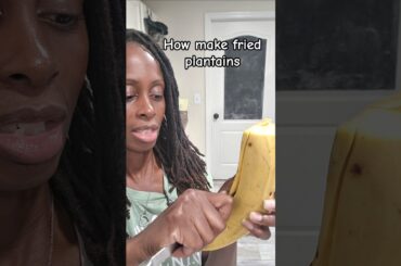 How To Make Plantains that's perfect everything 😍 #cooking # #friedplantain #haitiancreator