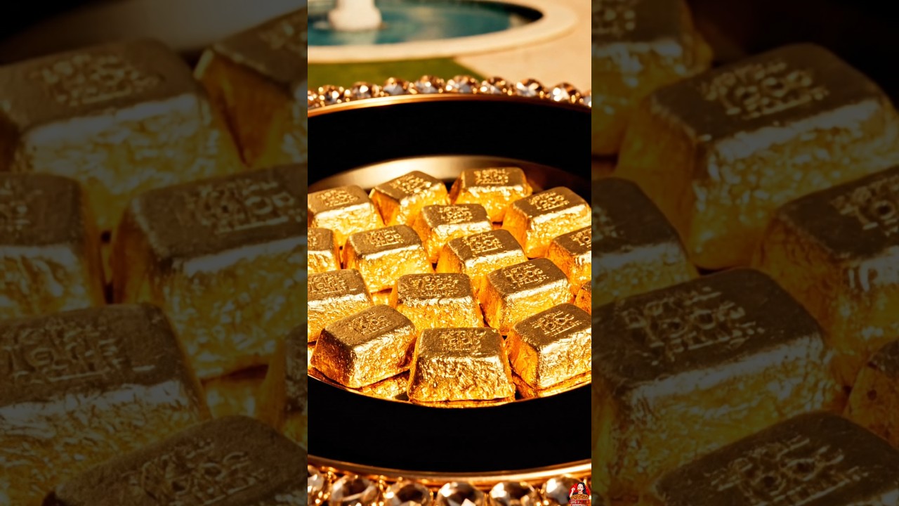 Royal 100g Gold Bar Delight ✨ | Luxury Mukbang ASMR | Royal Prestige Dining Plate | Royal 100g Gold Bar Delight ✨ | Luxury Mukbang ASMR | Royal Prestige Dining Plate |