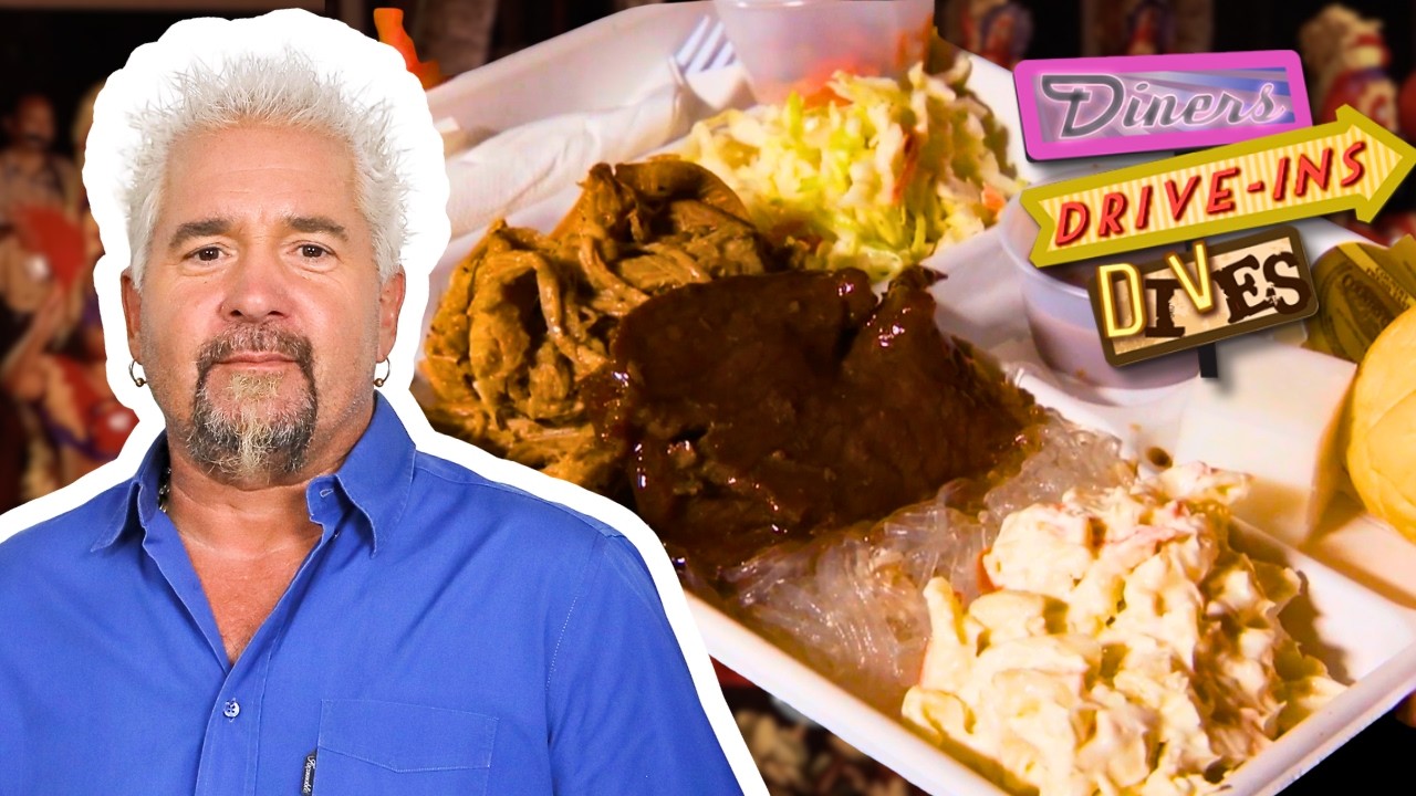 Guy Fieri Goes All In at a REAL Hawaiian Luau 🔥🌺 Diners, Drive-Ins and Dives | Food Network Guy Fieri Goes All In at a REAL Hawaiian Luau 🔥🌺 Diners, Drive-Ins and Dives | Food Network