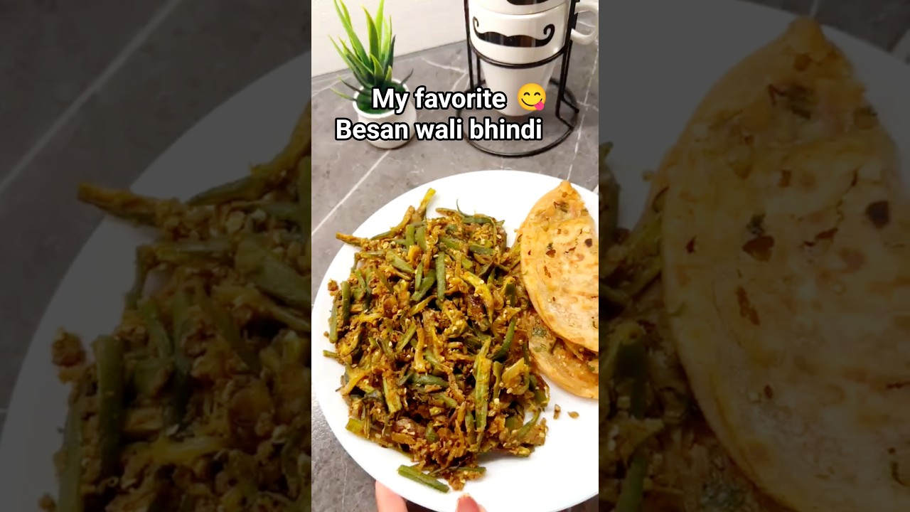 Besan Wali Bhindi Recipe | Besan Bhindi | Recipe | Shorts | Viral | Cooking | Shikha Kitchen Studio Besan Wali Bhindi Recipe | Besan Bhindi | Recipe | Shorts | Viral | Cooking | Shikha Kitchen Studio