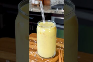 Horchata de Mango Agua Fresca Easy Recipe #shorts