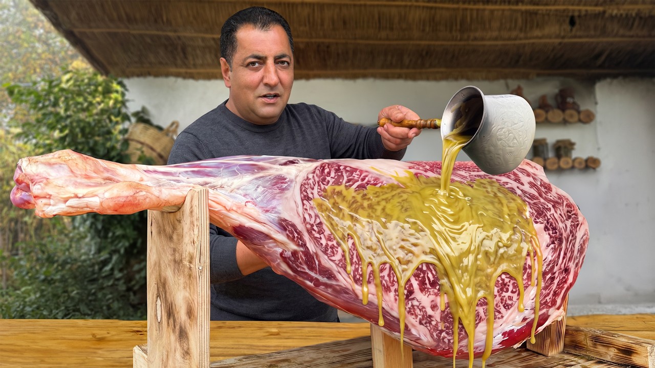 Crazy Wilderness Cooking: Log Grills, Giant Burgers & Epic Meat! 🥩🔪 Crazy Wilderness Cooking: Log Grills, Giant Burgers & Epic Meat! 🥩🔪