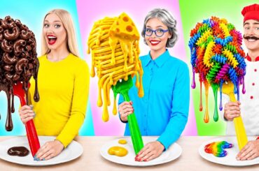 Me vs Grandma Cooking Challenge | Funny Kitchen Battle by Multi DO Challenge