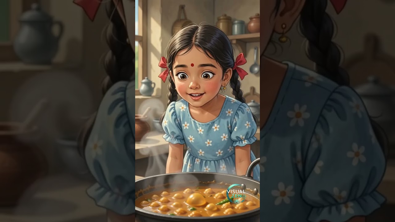 The Art of Making Chole Bhature | Ghibli Style Village Cooking #shorts #cooking #ghibli The Art of Making Chole Bhature | Ghibli Style Village Cooking #shorts #cooking #ghibli