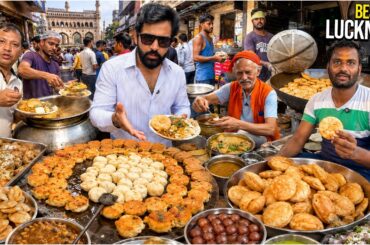 Top 9 Best INDIAN STREET FOOD In Lucknow | Lucknow Food Tour | Uttar Pradesh Street Food
