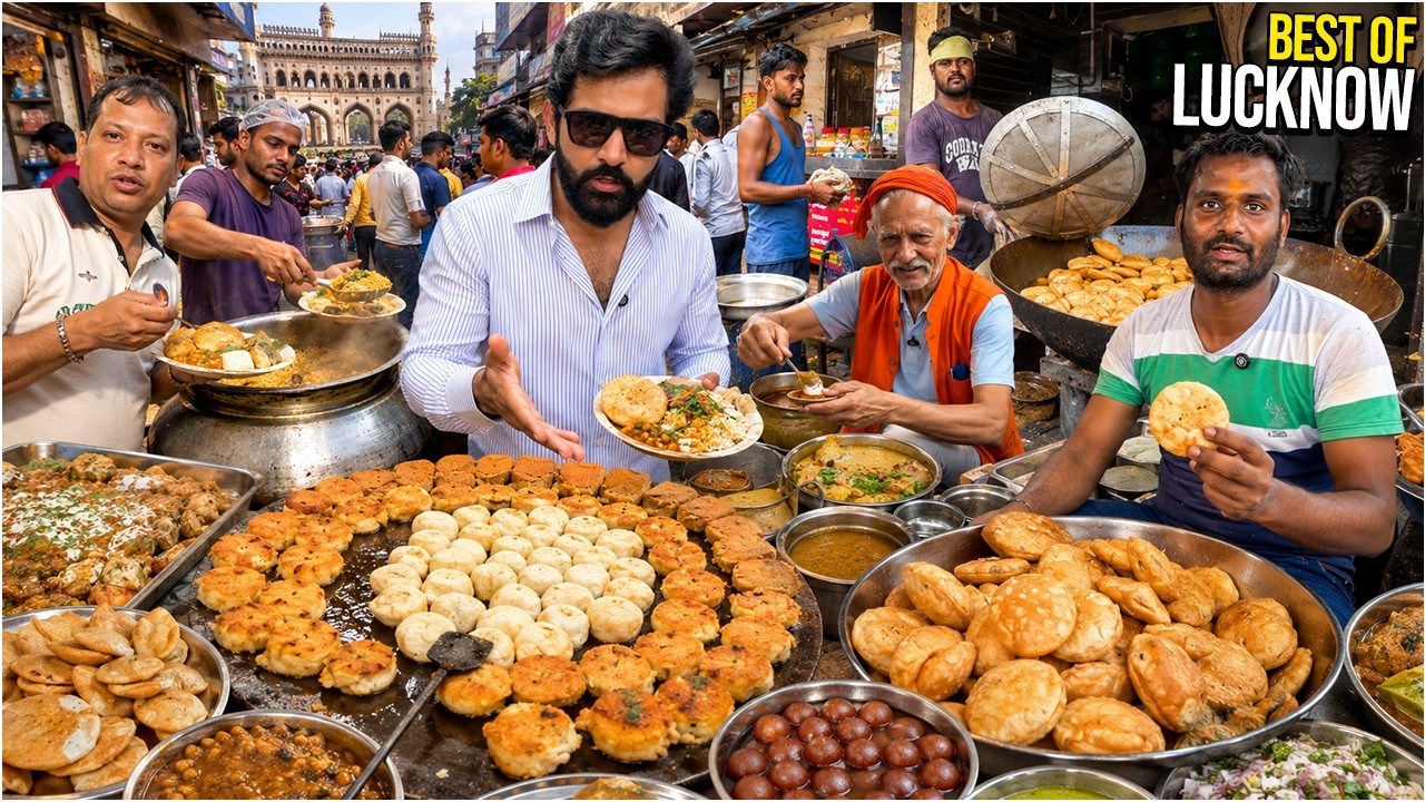 Top 9 Best INDIAN STREET FOOD In Lucknow | Lucknow Food Tour | Uttar Pradesh Street Food Top 9 Best INDIAN STREET FOOD In Lucknow | Lucknow Food Tour | Uttar Pradesh Street Food