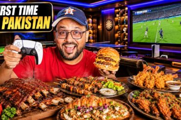 Pakistan's First Private Leisure Lounge + Amazing Food! 🇵🇰