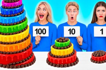 100 Layers of Food Challenge | Fantastic Culinary Recipes by Multi DO Joy