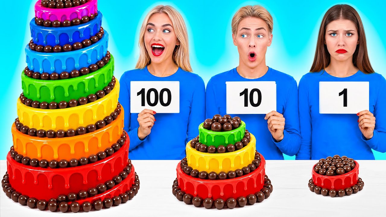 100 Layers of Food Challenge | Fantastic Culinary Recipes by Multi DO Joy 100 Layers of Food Challenge | Fantastic Culinary Recipes by Multi DO Joy