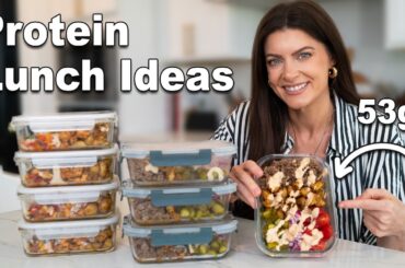 Healthy High Protein Lunch Meal Prep for Weight Loss (under 500 calories)