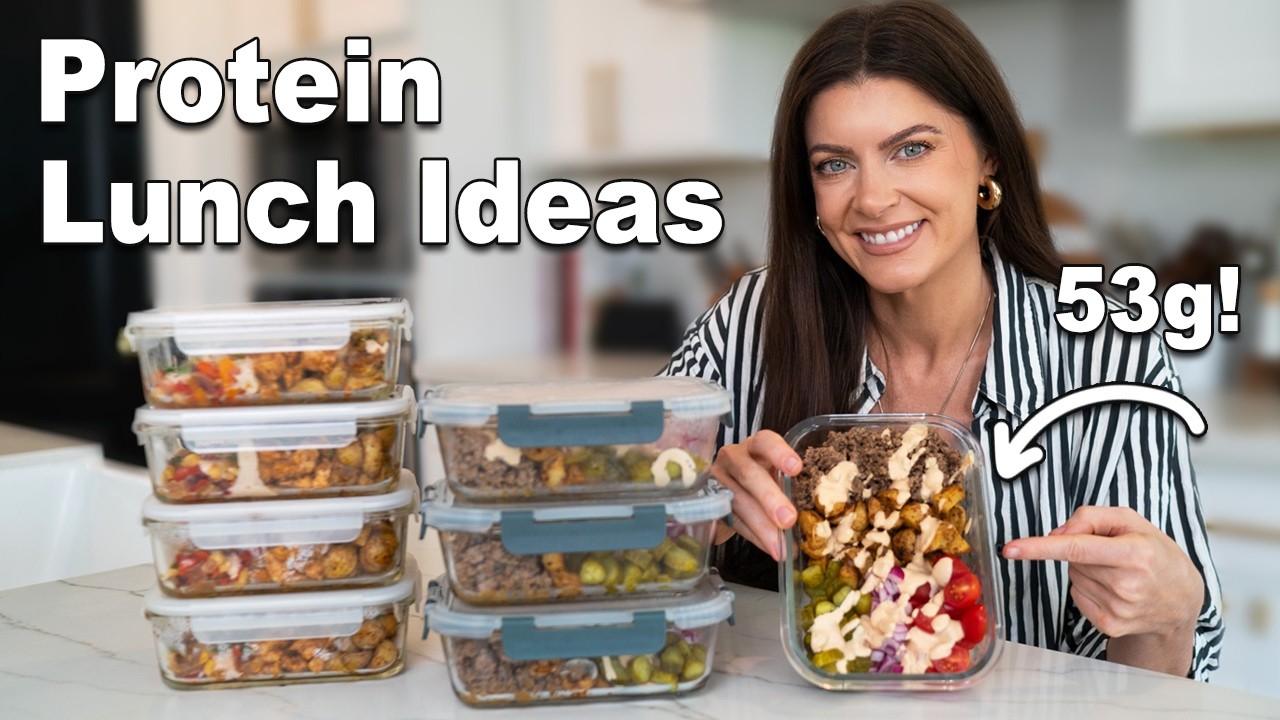 Healthy High Protein Lunch Meal Prep for Weight Loss (under 500 calories) Healthy High Protein Lunch Meal Prep for Weight Loss (under 500 calories)