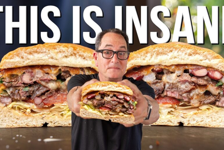 This Cheesy Steak Torta Is Absolutely Ridiculous
