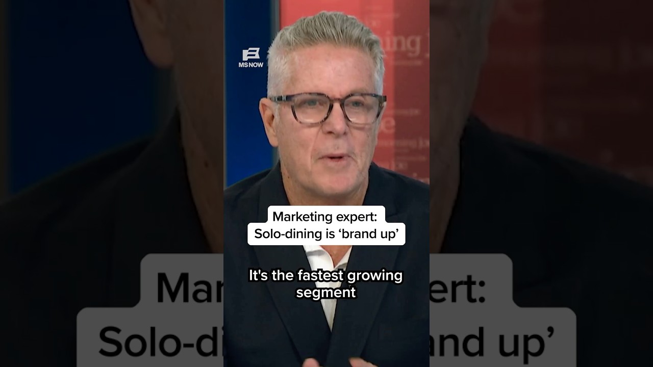 Marketing expert: Solo-dining is ‘brand up’ Marketing expert: Solo-dining is ‘brand up’