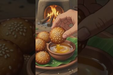 🌧️🍘 AUTHENTIC ANARSA | HEAVY RAIN WATERFALL VILLAGE STORY | GHIBLI COOKING ASMR
