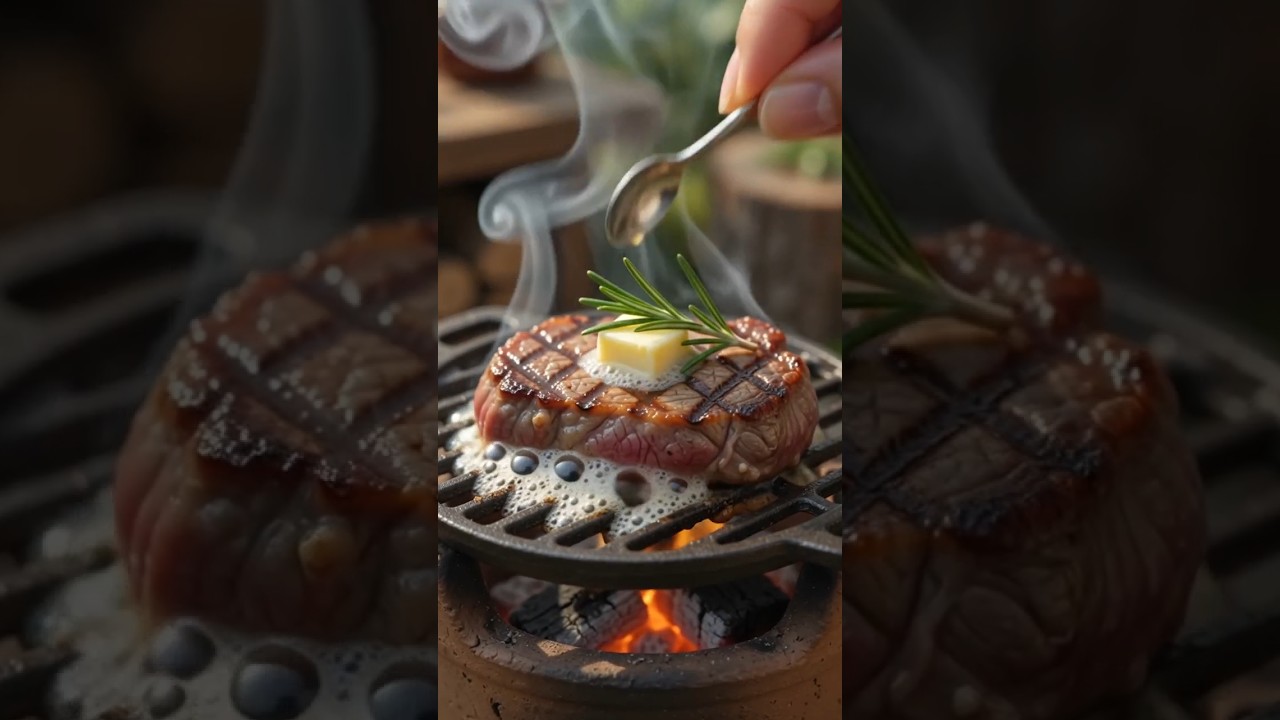 Miniature Beef Steak Cooking | Tiny Outdoor Kitchen ASMR 🥩🔥| #BeefSteak #Steak #GrilledSteak Miniature Beef Steak Cooking | Tiny Outdoor Kitchen ASMR 🥩🔥| #BeefSteak #Steak #GrilledSteak