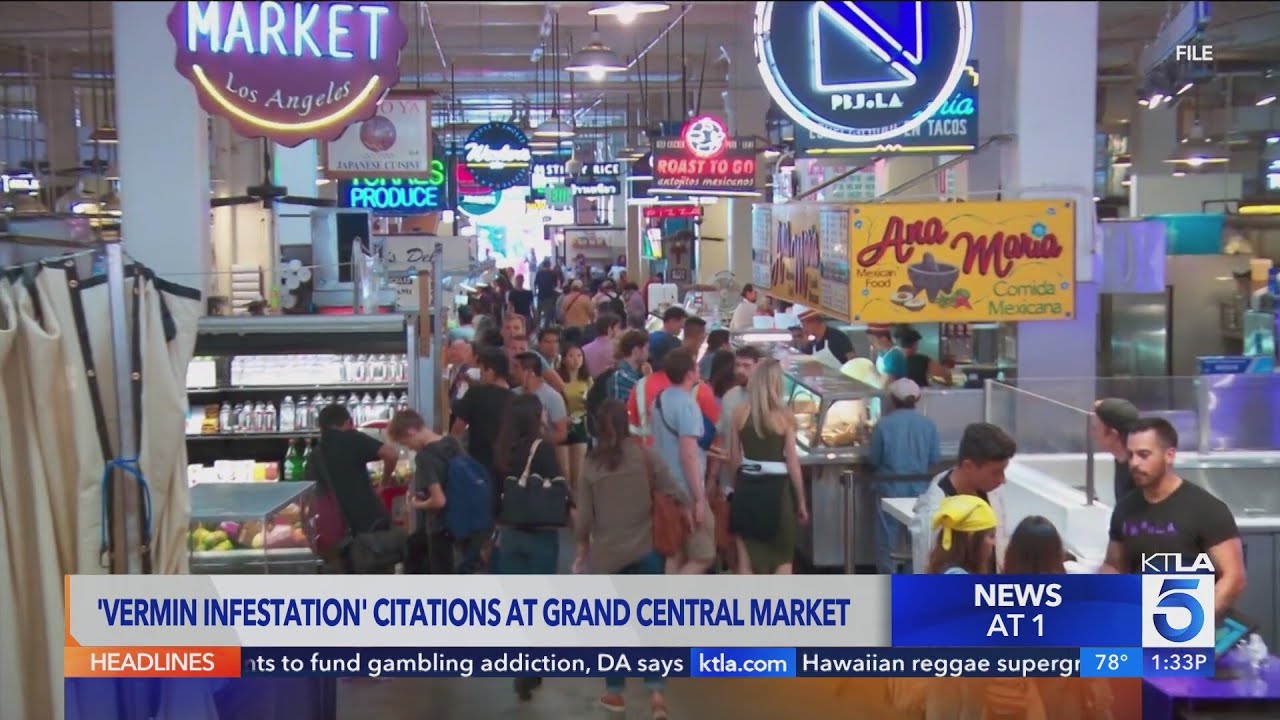 ‘Vermin infestation’ closes 3 Grand Central Market restaurants 'Vermin infestation' closes 3 Grand Central Market restaurants