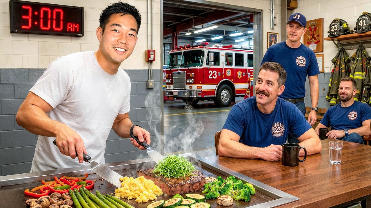 I Surprised Firefighters With a Gourmet Meal I Surprised Firefighters With a Gourmet Meal