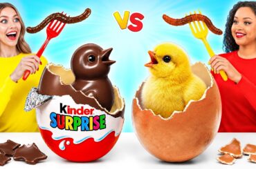 Real Food vs Chocolate Food Challenge | Funny Food Recipes by Multi DO Challenge