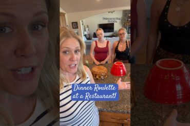 Dinner Roulette with a TWIST at a restaurant!​@5feetof_fury#dinner #roulette #familyfun #dinnerideas