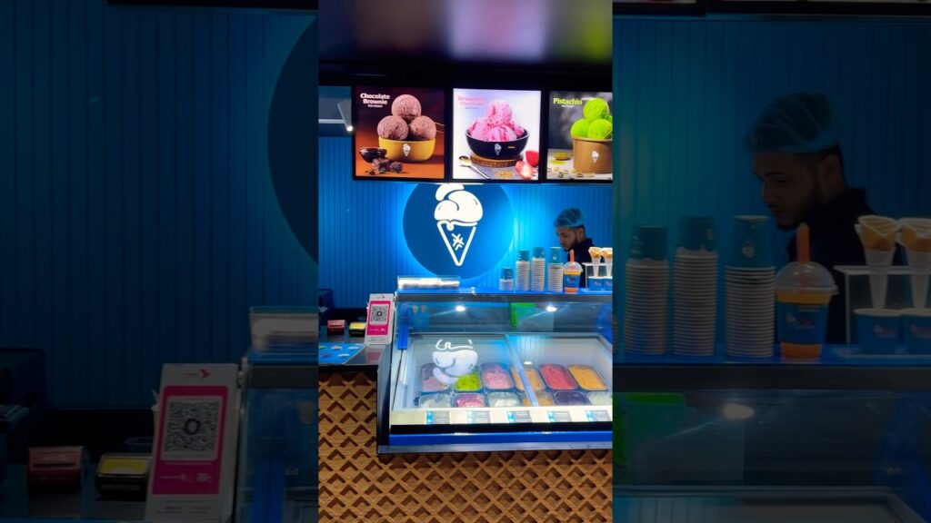 Savoy Ice Cream Gallery in Chef’s Table Courtside #shorts #viralshorts #icecream #foodvlog