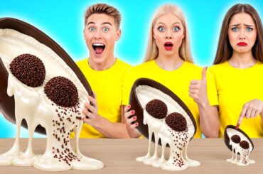 Big, Medium and Small Plate Challenge | Creative Cooking Ideas by Multi DO Challenge
