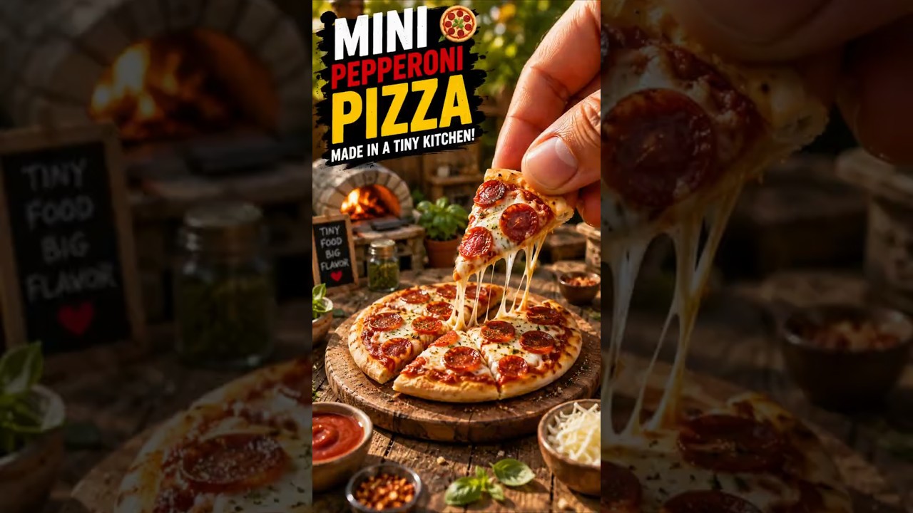 π Giant Hands Make a Tiny Pepperoni Pizza! π€― Miniature Cooking ASMR #shorts π Giant Hands Make a Tiny Pepperoni Pizza! π€― Miniature Cooking ASMR #shorts
