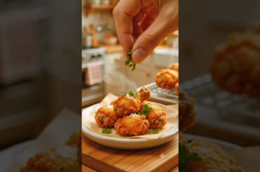 🍗 Ultra Crispy Fried Chicken | Miniature Cooking | Tiny Kitchen Story ⭐ #shorts #viral #shortvideo