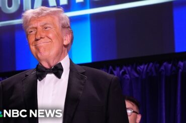LIVE: Trump attends White House Correspondents' Dinner | NBC News