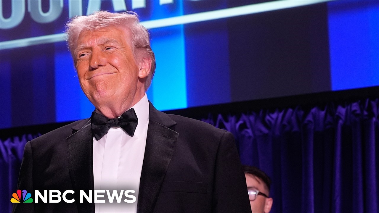 LIVE: Trump attends White House Correspondents’ Dinner | NBC News LIVE: Trump attends White House Correspondents' Dinner | NBC News
