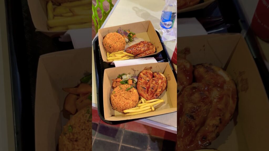 Absolute Korean chicken steak with rice Chef’s Table Courtside #shorts #viralshorts #foodvlog