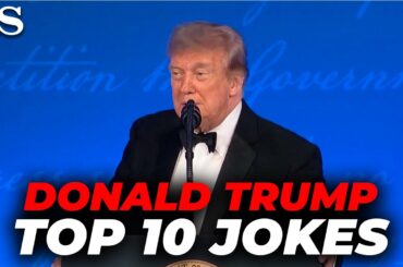 Trump’s TOP 10 JOKES at the WHITE HOUSE CORRESPONDENTS’ DINNER