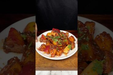 Apple Chilli Chaat ASMR #cooking #viral #chaat #tinglefeast