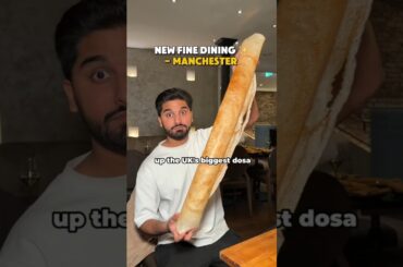 Tried the UK's Biggest 🇮🇳 Dosa 🤯